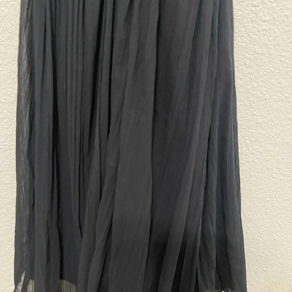 Abercrombie & Fitch Pleated Sleeveless A-Line Mini Dress Straps Black Size XS - Picture 11 of 13